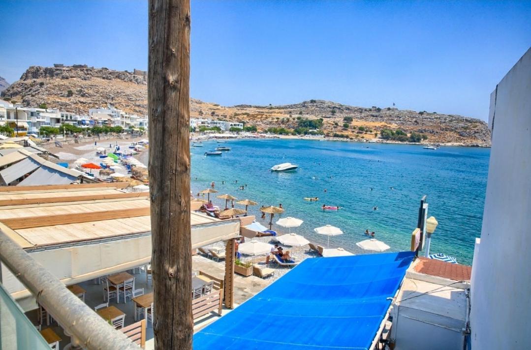 Despinas Seafront Apartments,Haraki Bagian luar foto